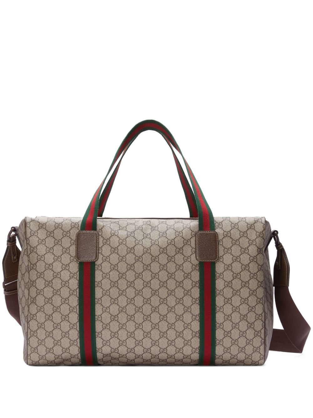 g*u*i large gg S*p*e canvas duffle bag
