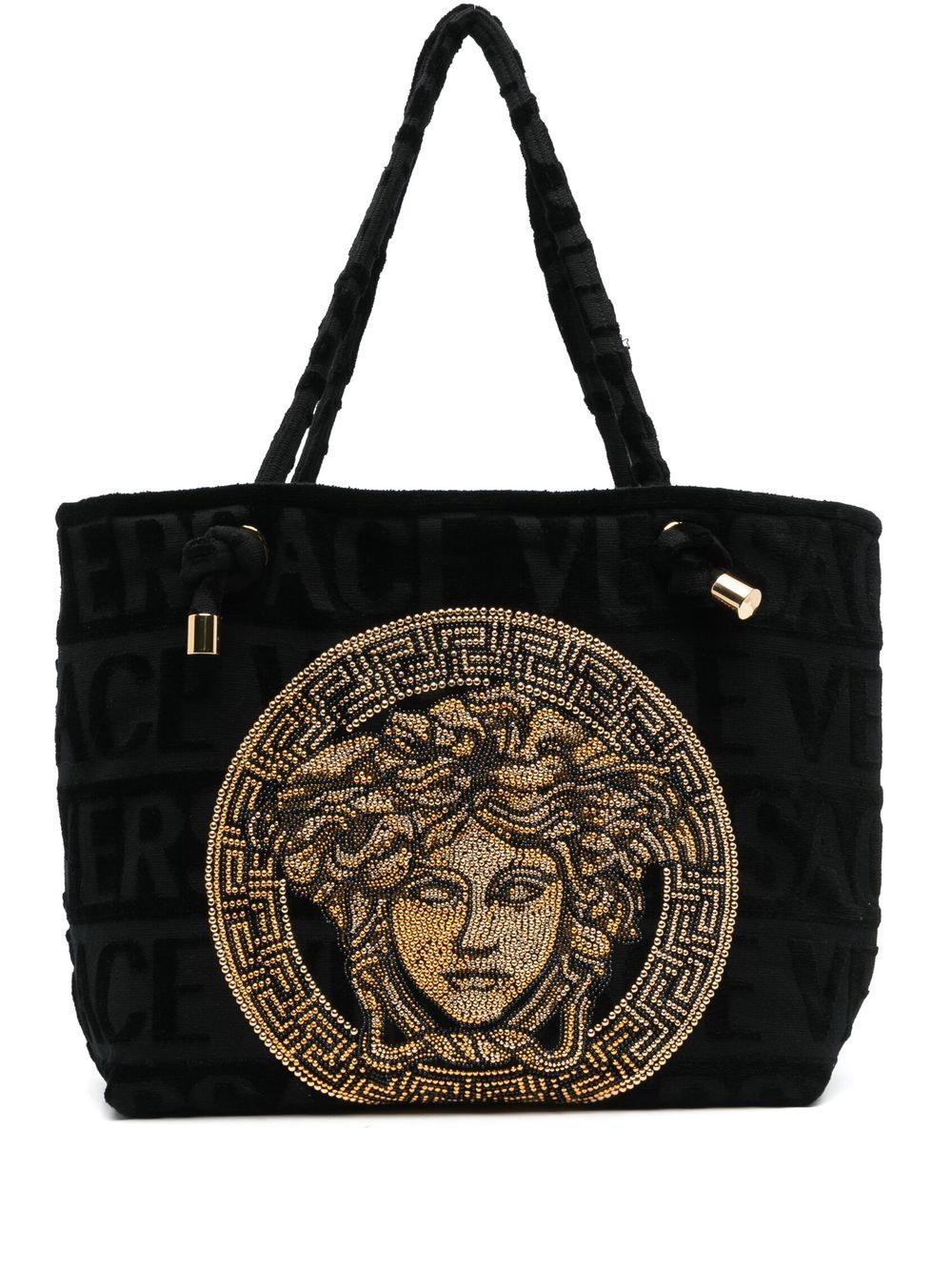 Versace Medusa-embellished tote bag