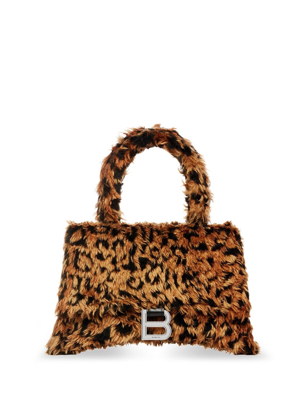 Ba*len*cia*ga small hourglass faux-fur mini bag
