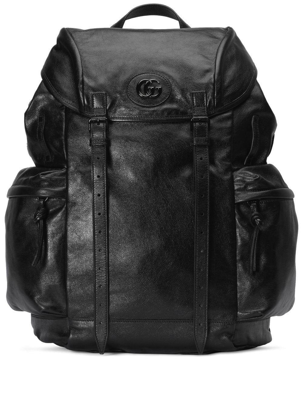 G*u*i double g leather backpack