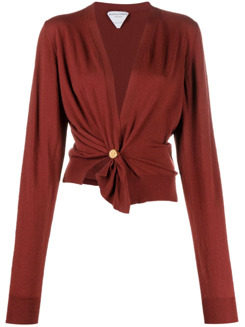Bo*te*ga ve*ne*ta   asymmetric cropped cardigan