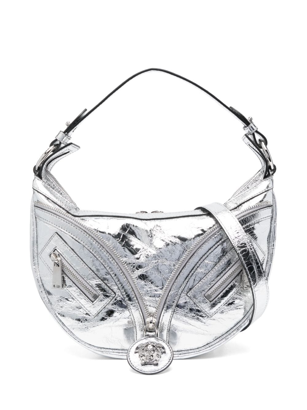 Versace small Repeat metallic shoulder bag