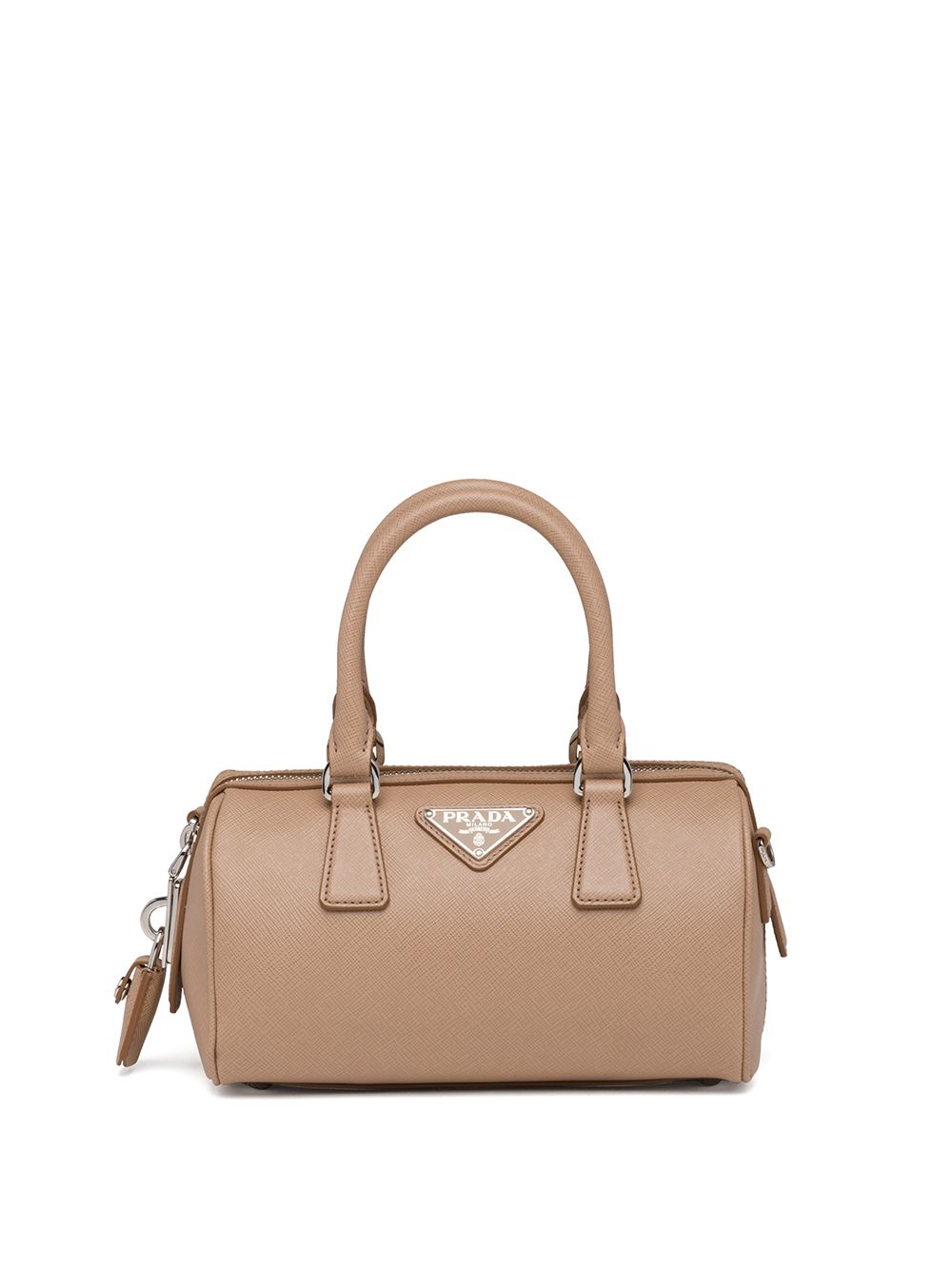 Pra*a mini saffiano leather bag