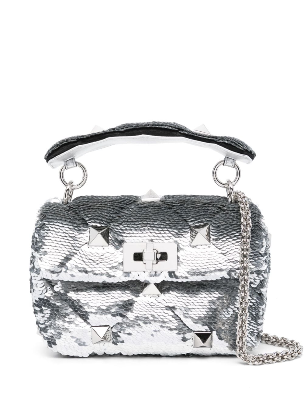 Valentino Garavani Roman Stud sequinned tote bag
