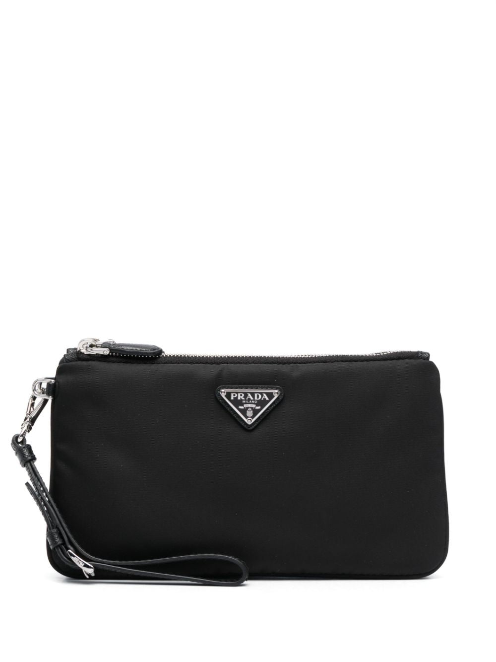 Pra*a re-nylon partitioned clutch