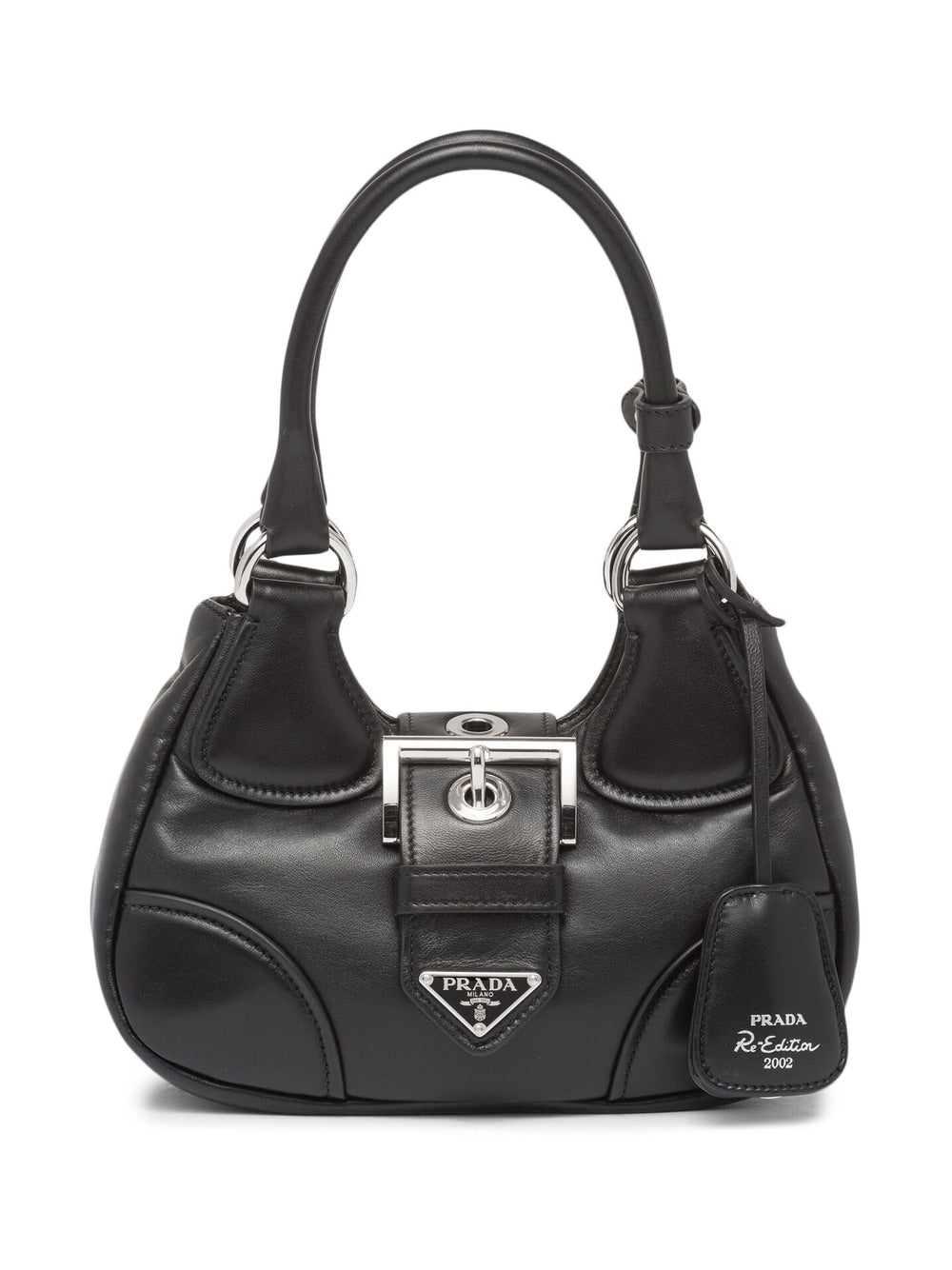 Pra*a moon padded nappa-leather mini bag