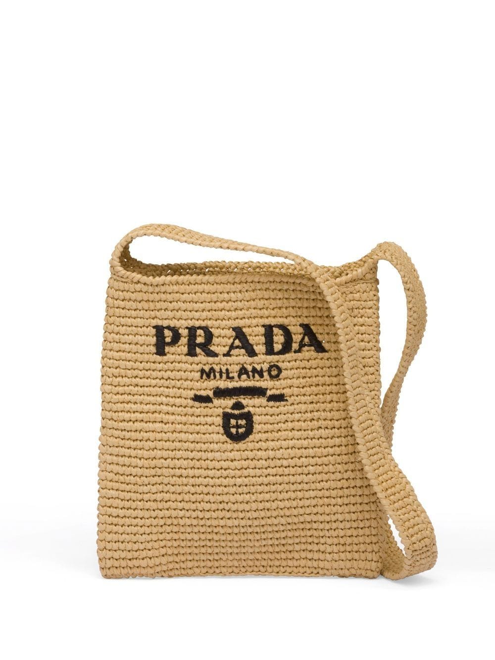 Pra*a raffia tote bag