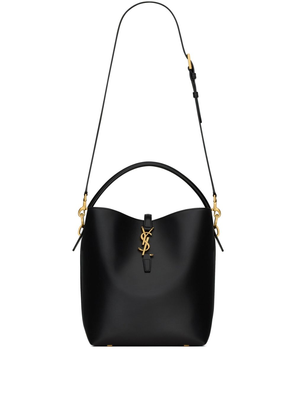 Saint Laurent Catherin logo-plaque leather bag
