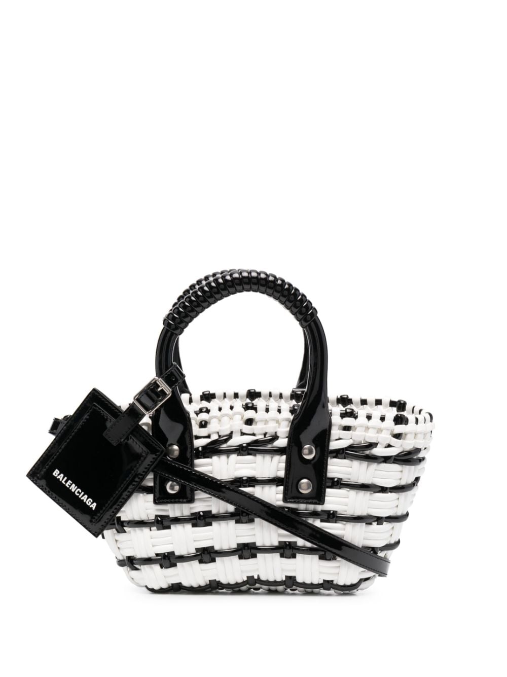 Ba*len*cia*ga xxs bistro basket tote bag
