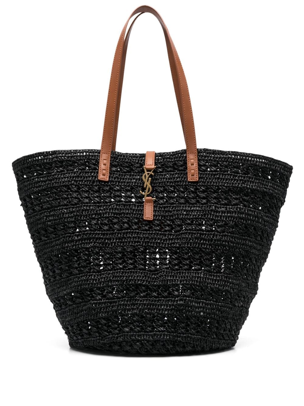 Saint Laurent YSL plaque tote bag
