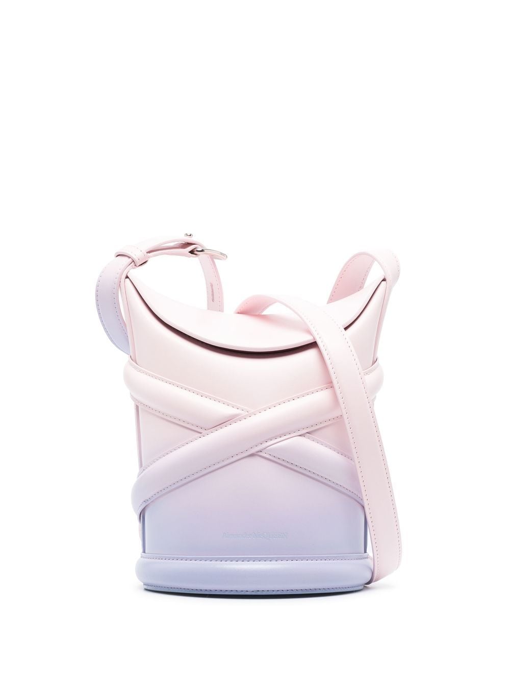 Alexander McQueen gradient-effect bucket bag