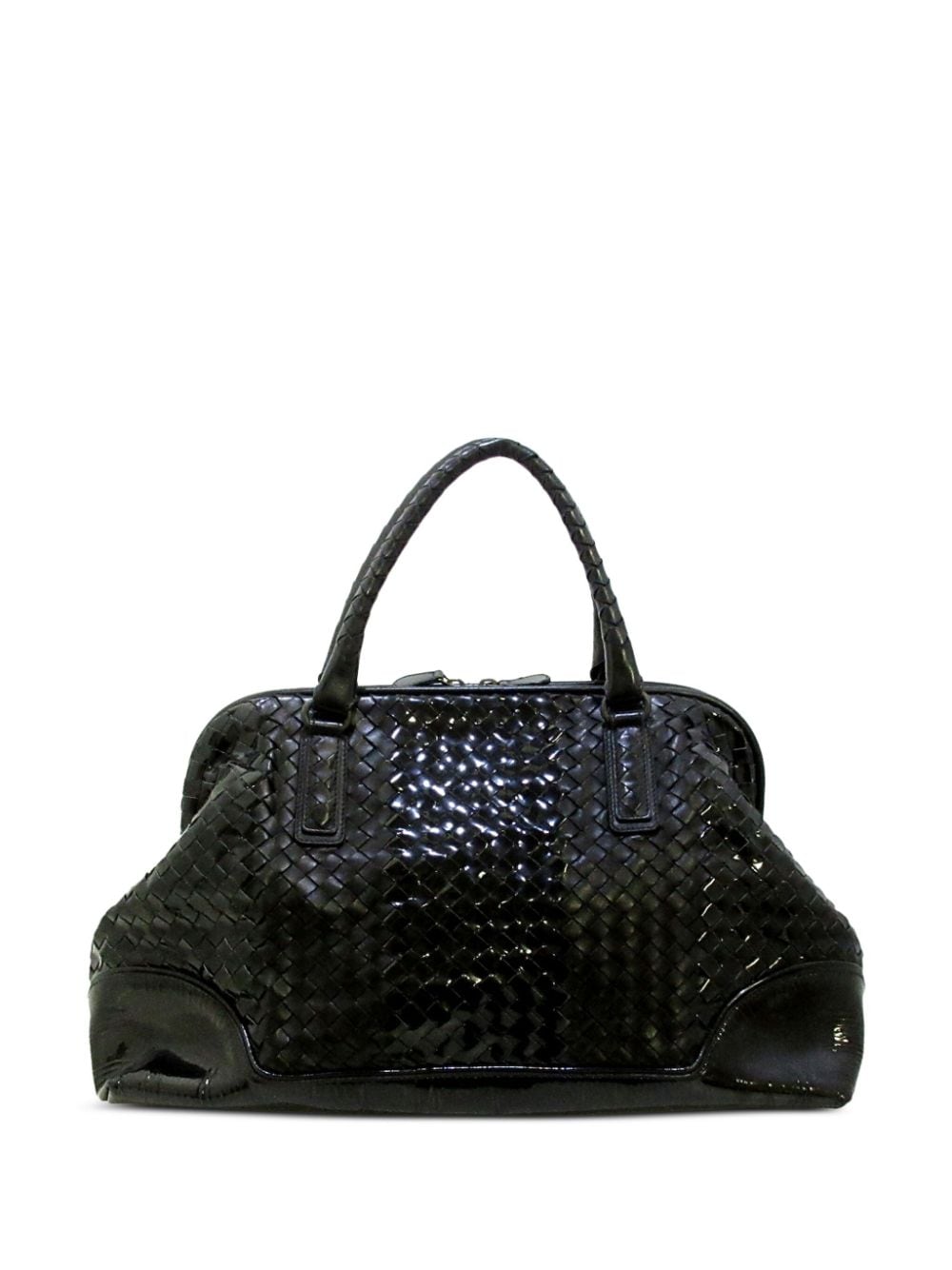 Bo*te*ga ve*ne*ta   intrecciato two-way zip handbag