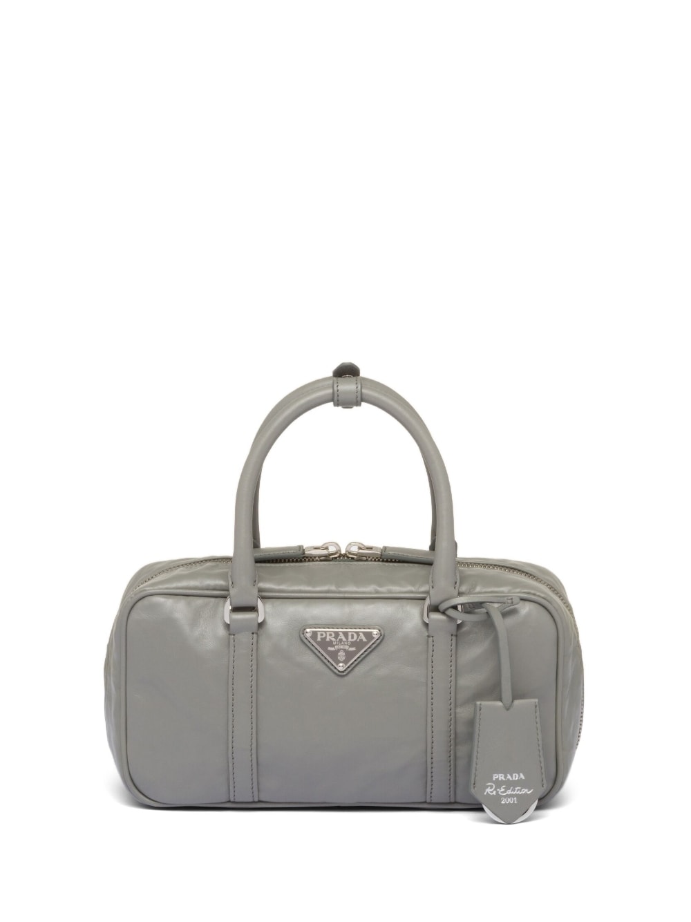 Pra*a small leather top handle bag