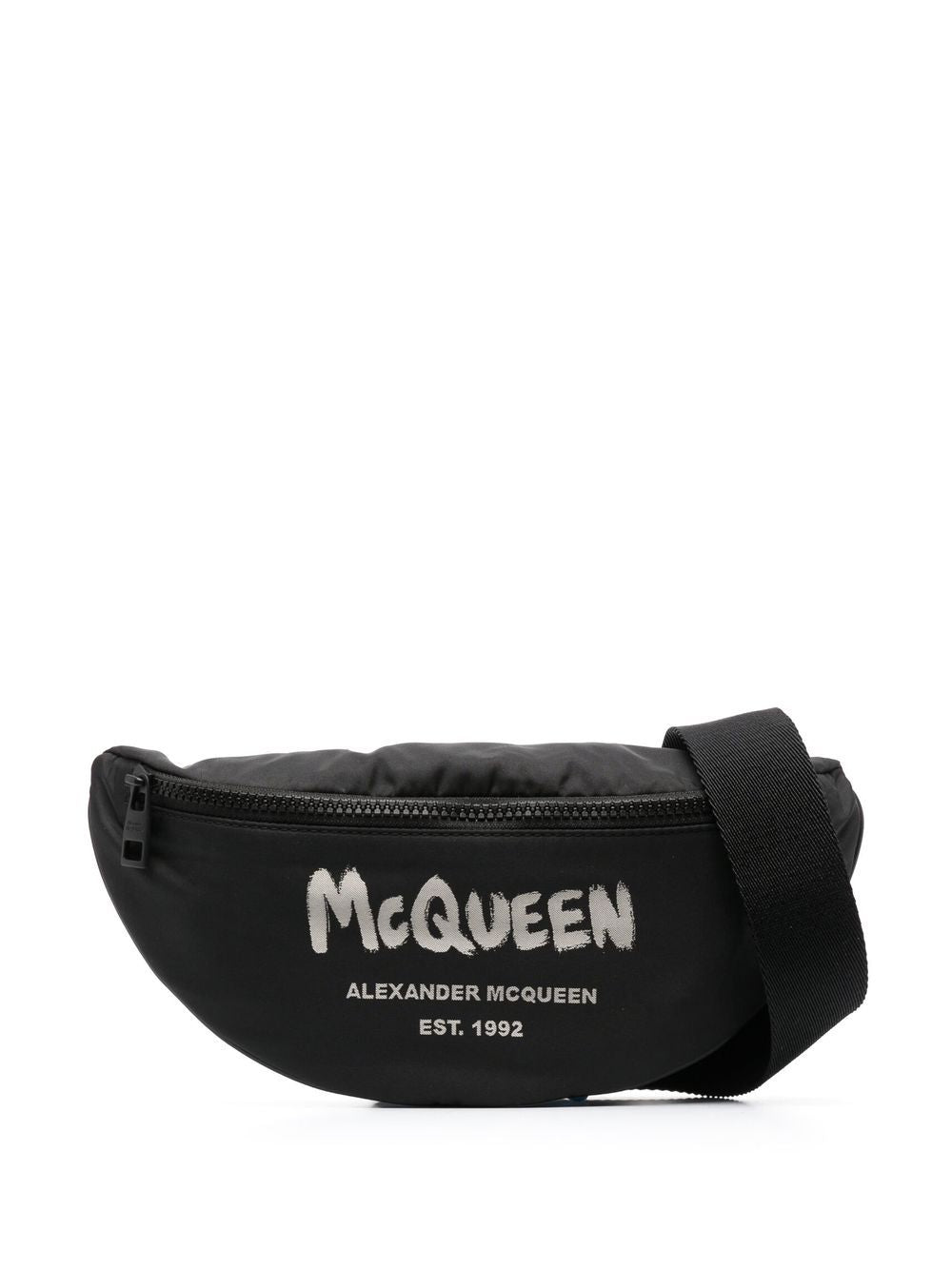 Alexander McQueen Graffiti logo-print belt bag
