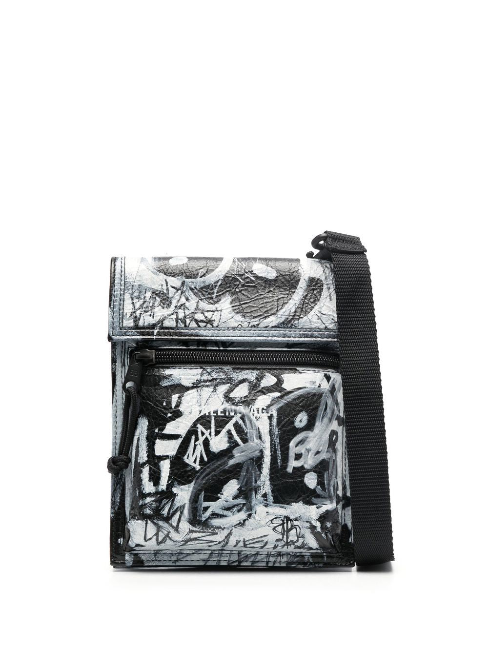 Ba*len*cia*ga graphic-print messenger bag
