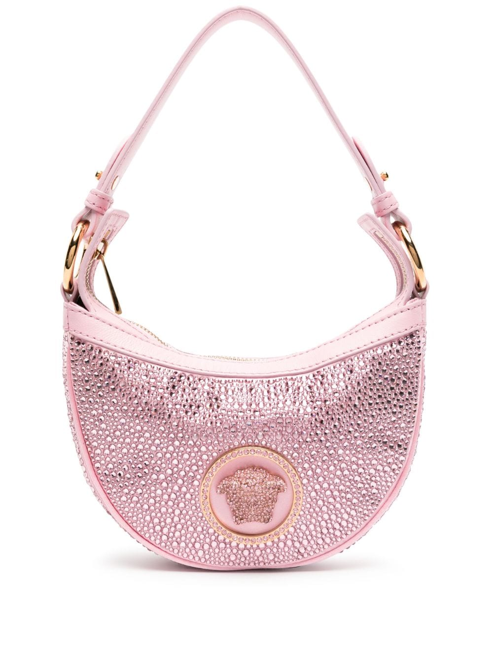 Versace Medusa Head crystal-embellished shoulder bag