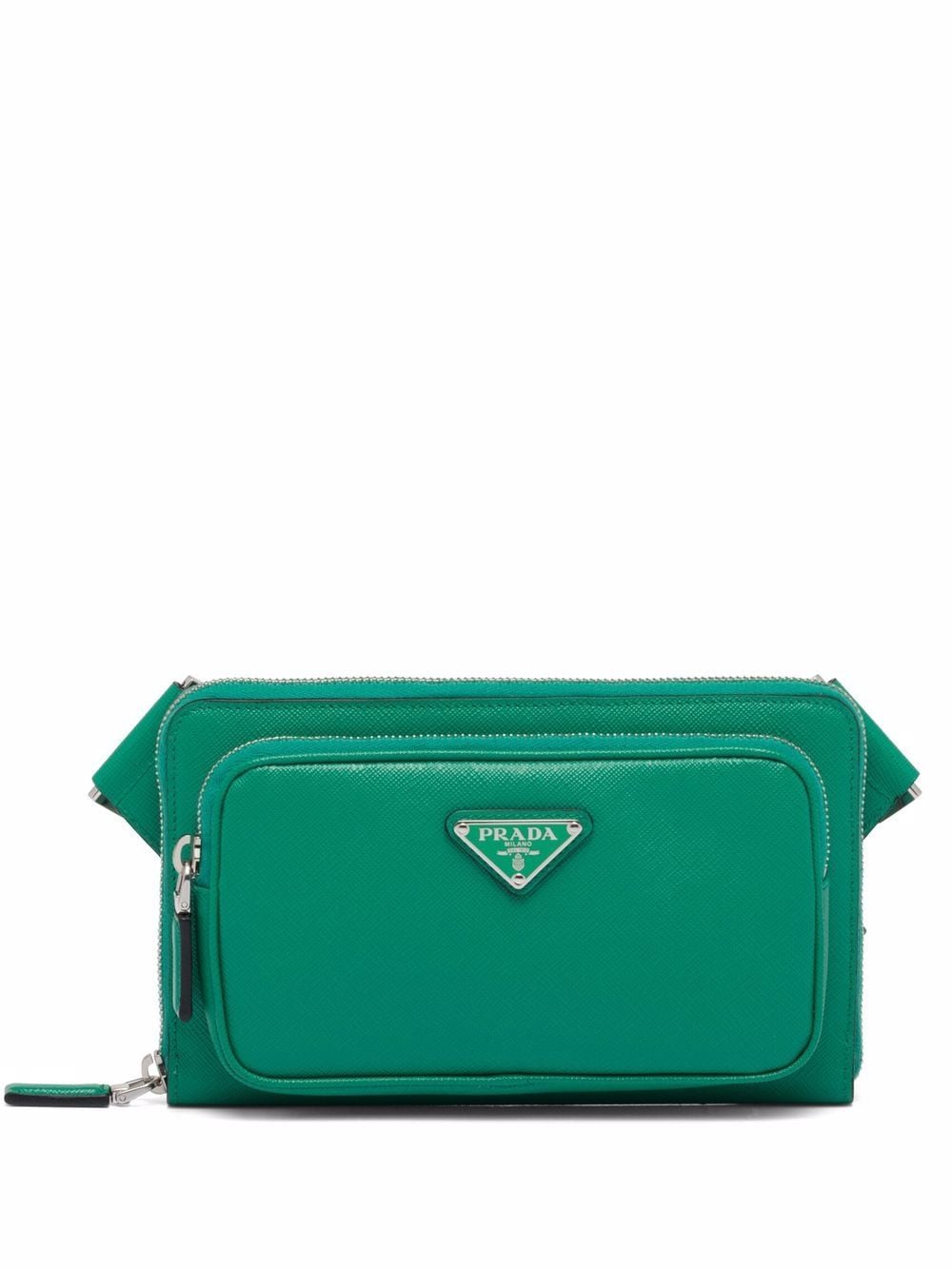 Pra*a logo plaque crossbody bag