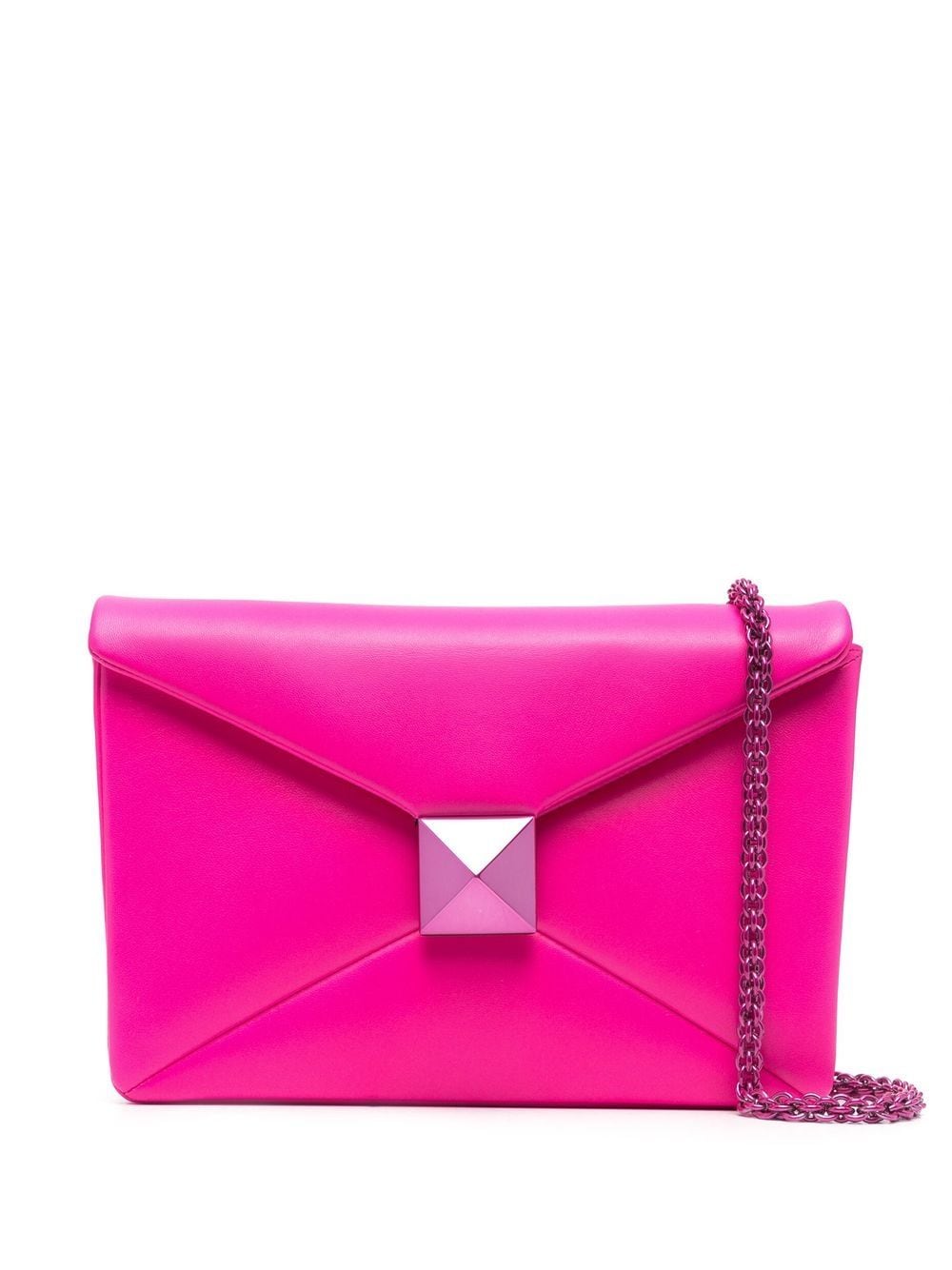Valentino Garavani Maxi Stud leather clutch bag