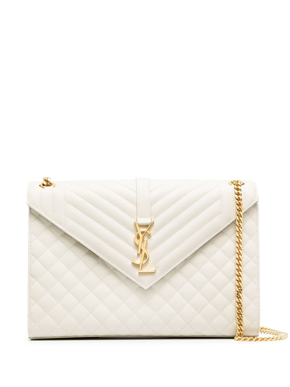 Saint Laurent Enveloppe monogram shoulder bag
