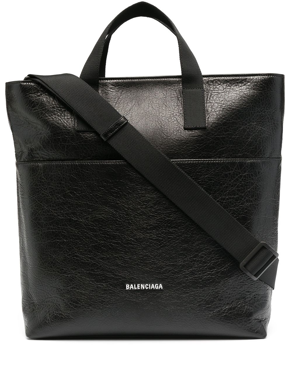 Ba*len*cia*ga explorer leather tote bag