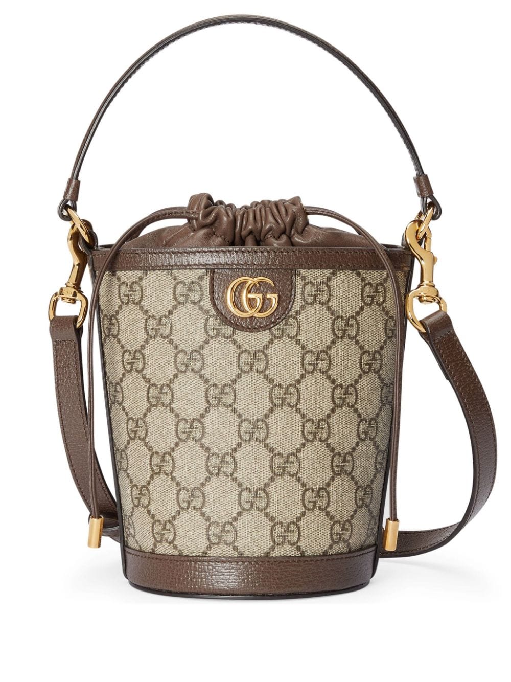 G*u*i mini ophidia gg-logo bucket bag
