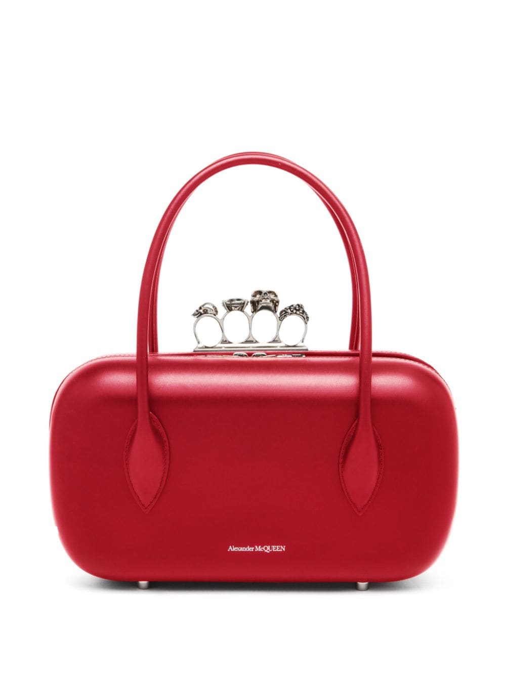 Alexander McQueen The Reverse leather clutch