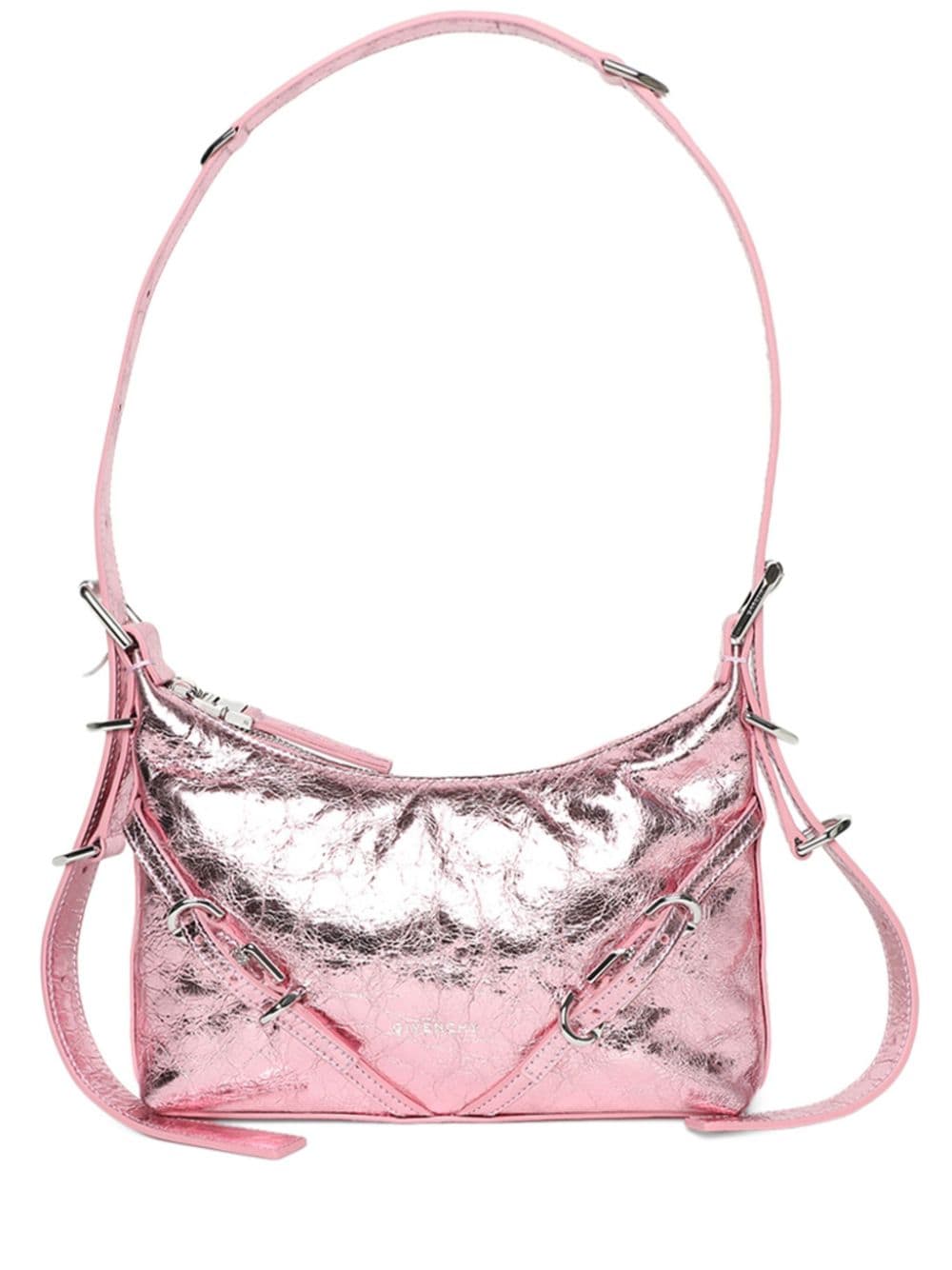 Givenchy mini Voyou metallic-finish bag