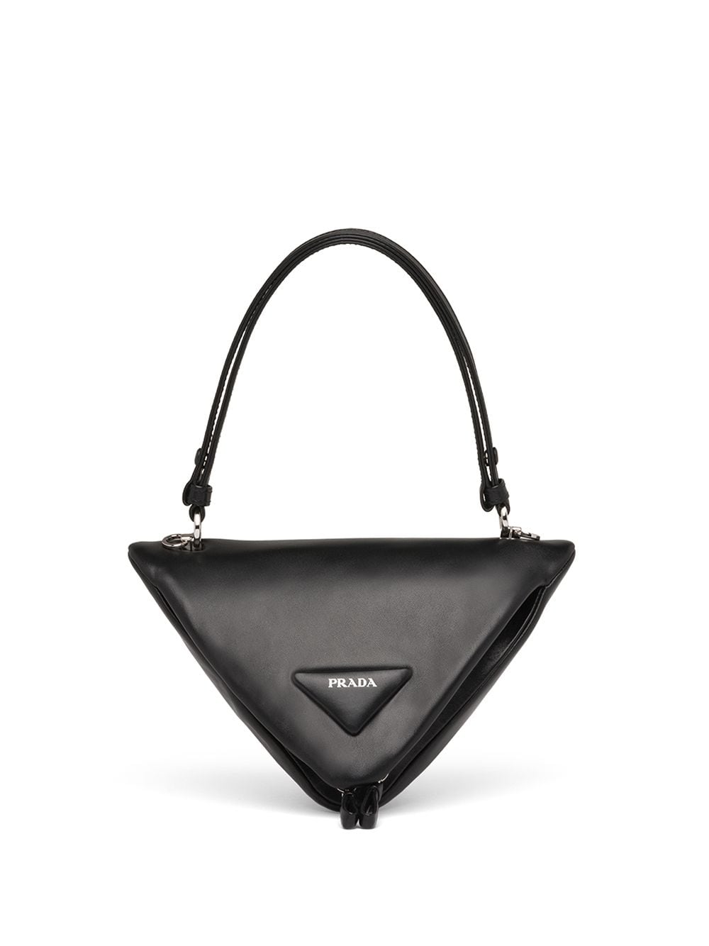 Pra*a padded nappa leather top-handle bag