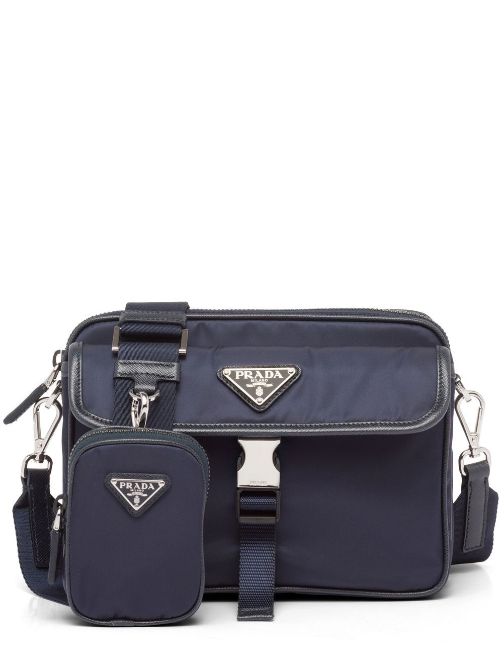 Pra*a re-nylon pouch crossbody bag