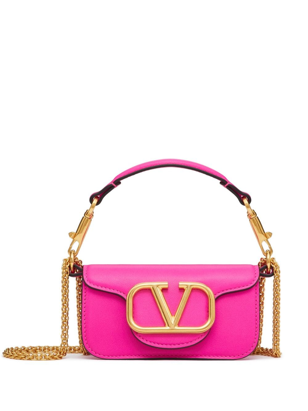 Valentino Garavani micro Locò leather shoulder bag