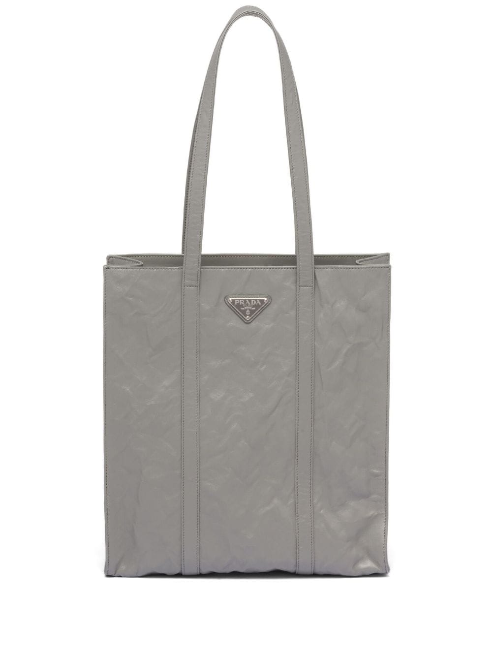 Pra*a logo-plaque tote bag