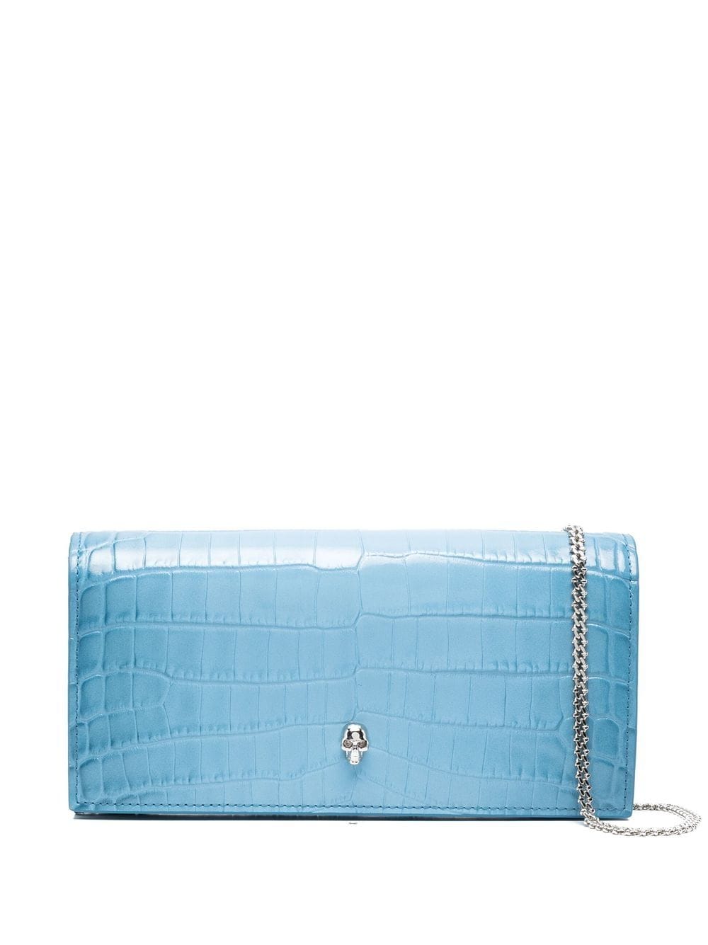 Alexander McQueen skull-stud leather shoulder bag