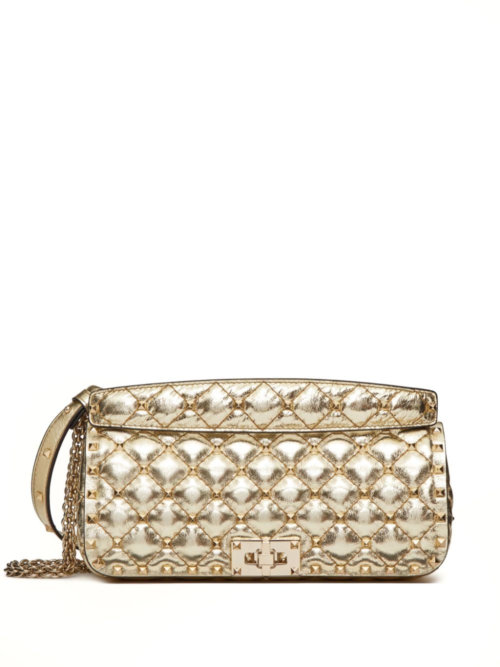Valentino Garavani Rockstud Spike metallic shoulder bag