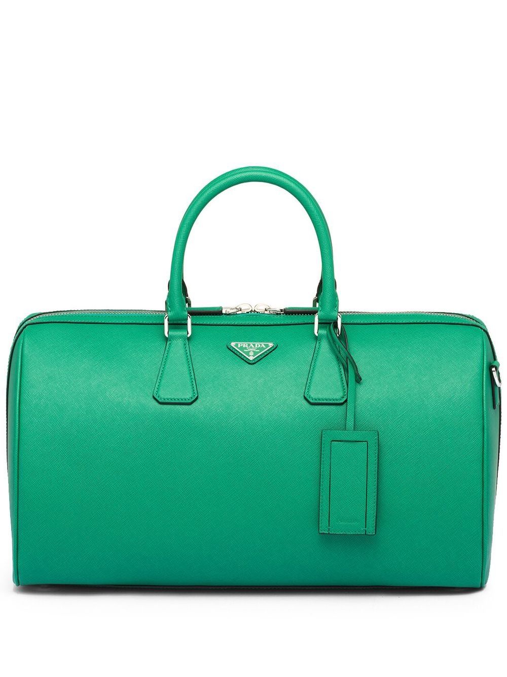 Pra*a saffiano leather holdall