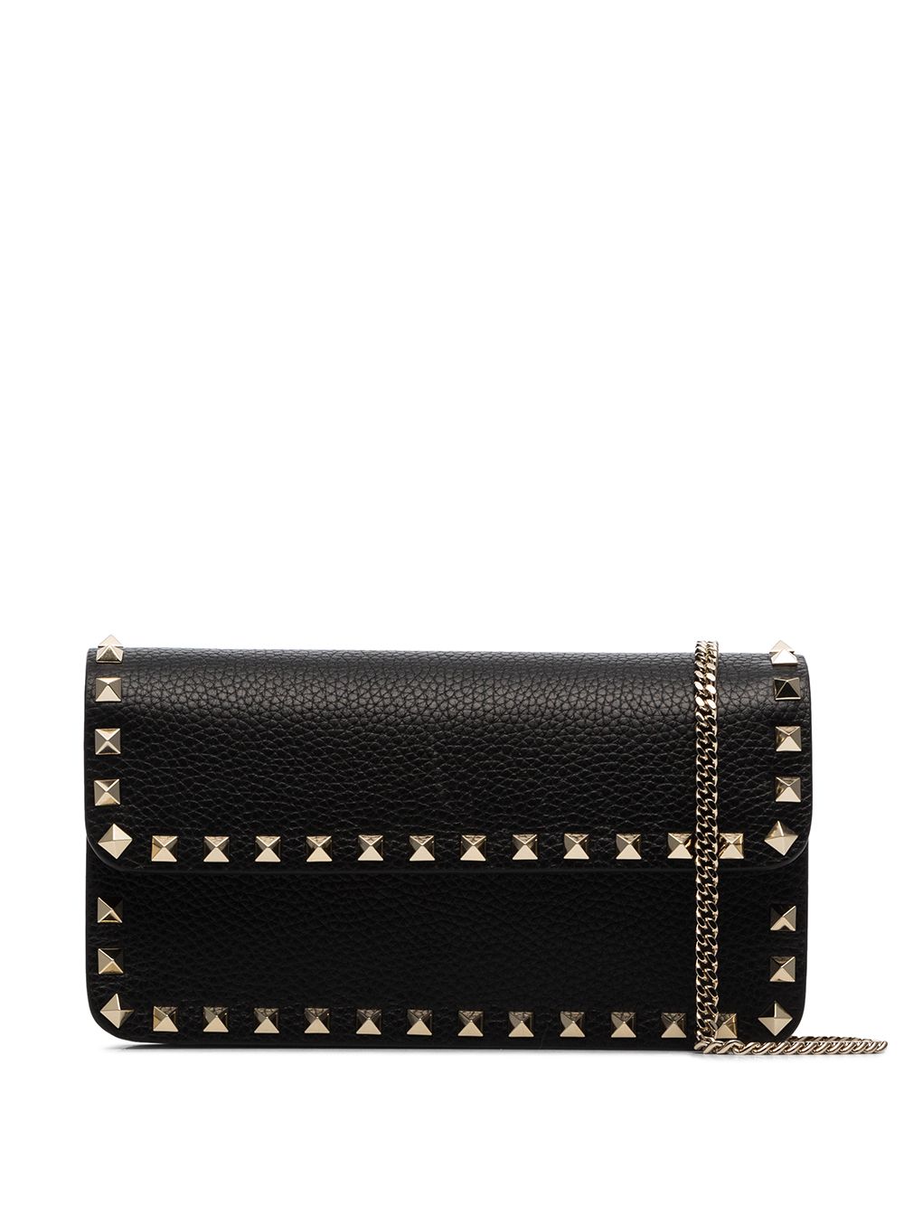 Valentino Garavani Rockstud leather clutch bag