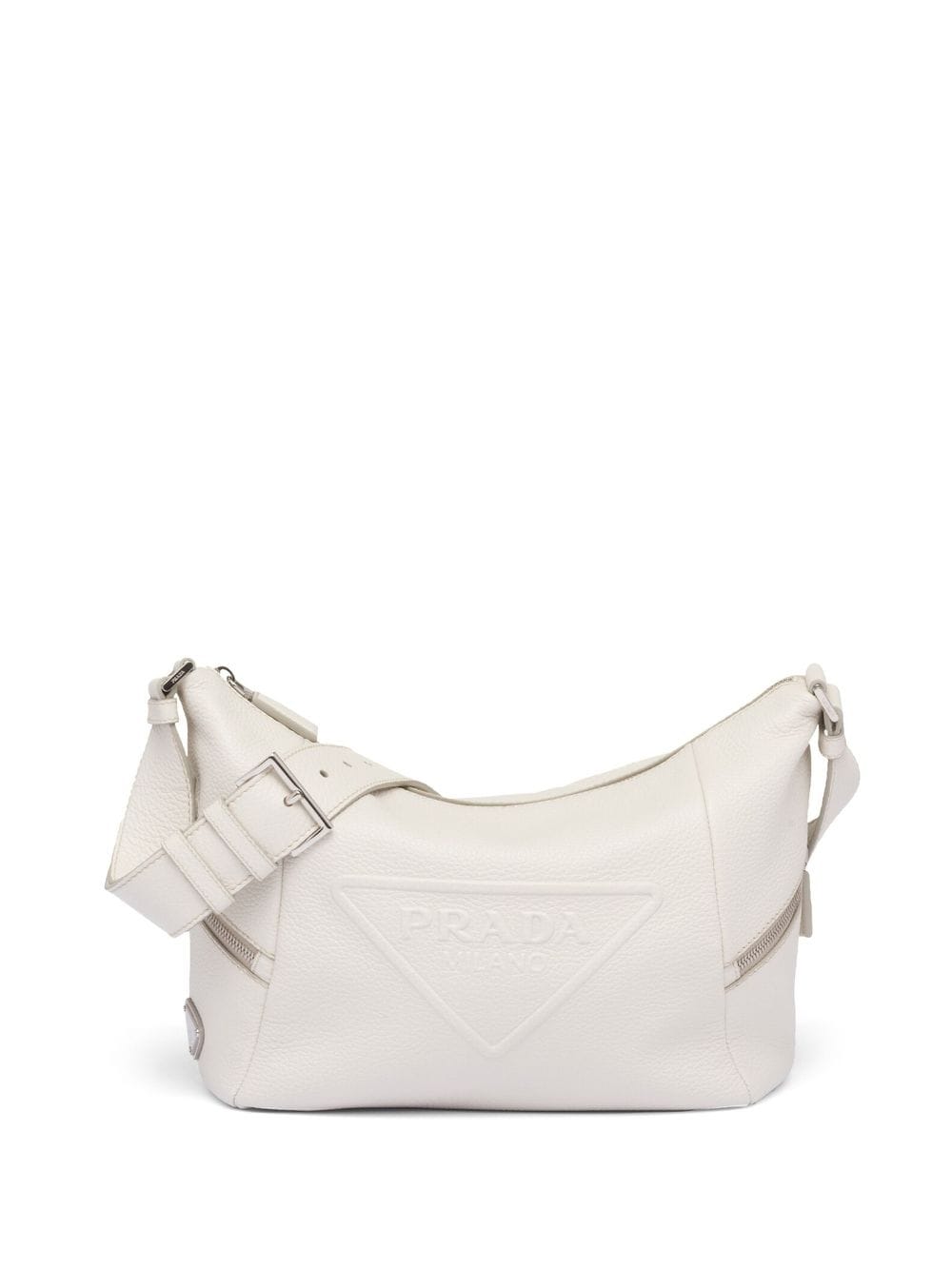 Pra*a debossed-logo shoulder bag