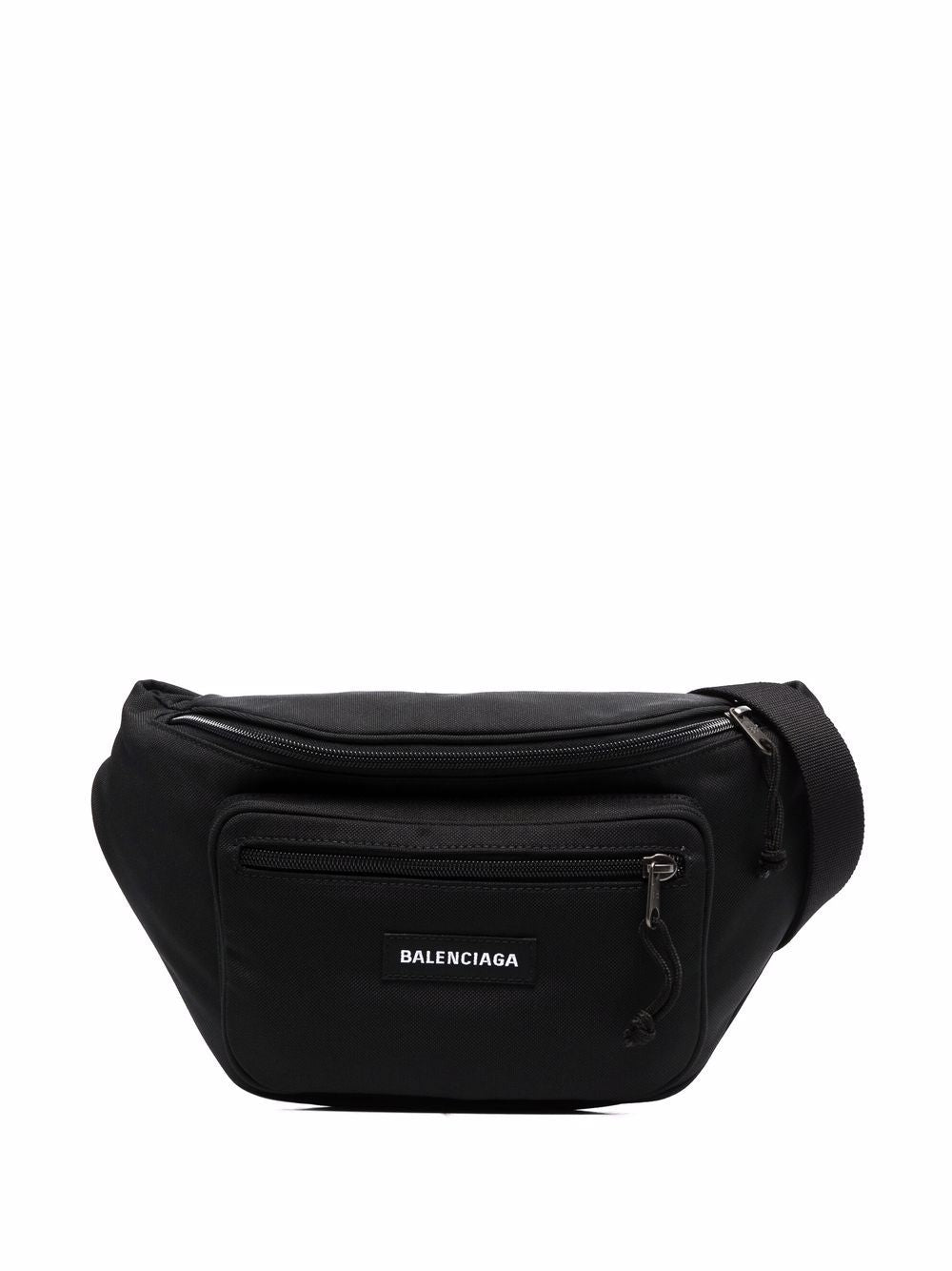 Ba*len*cia*ga logo-patch belt bag