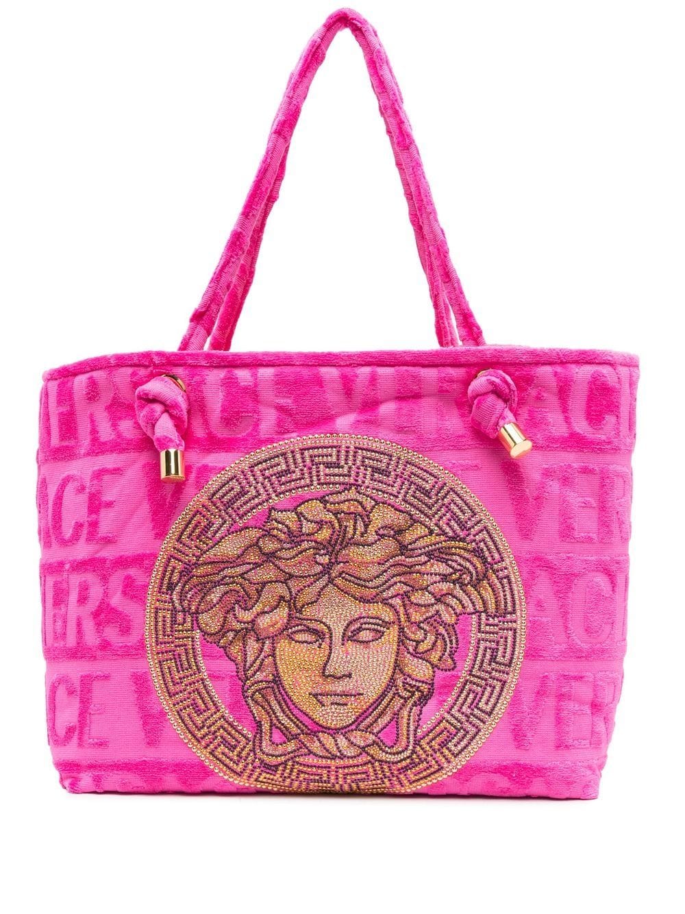Versace Medusa-embellished tote bag