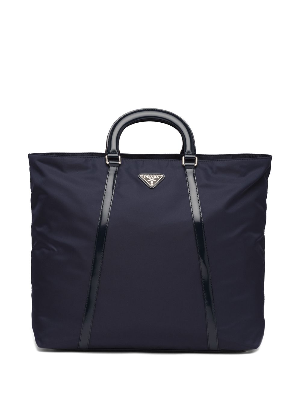 Pra*a logo plaque tote bag