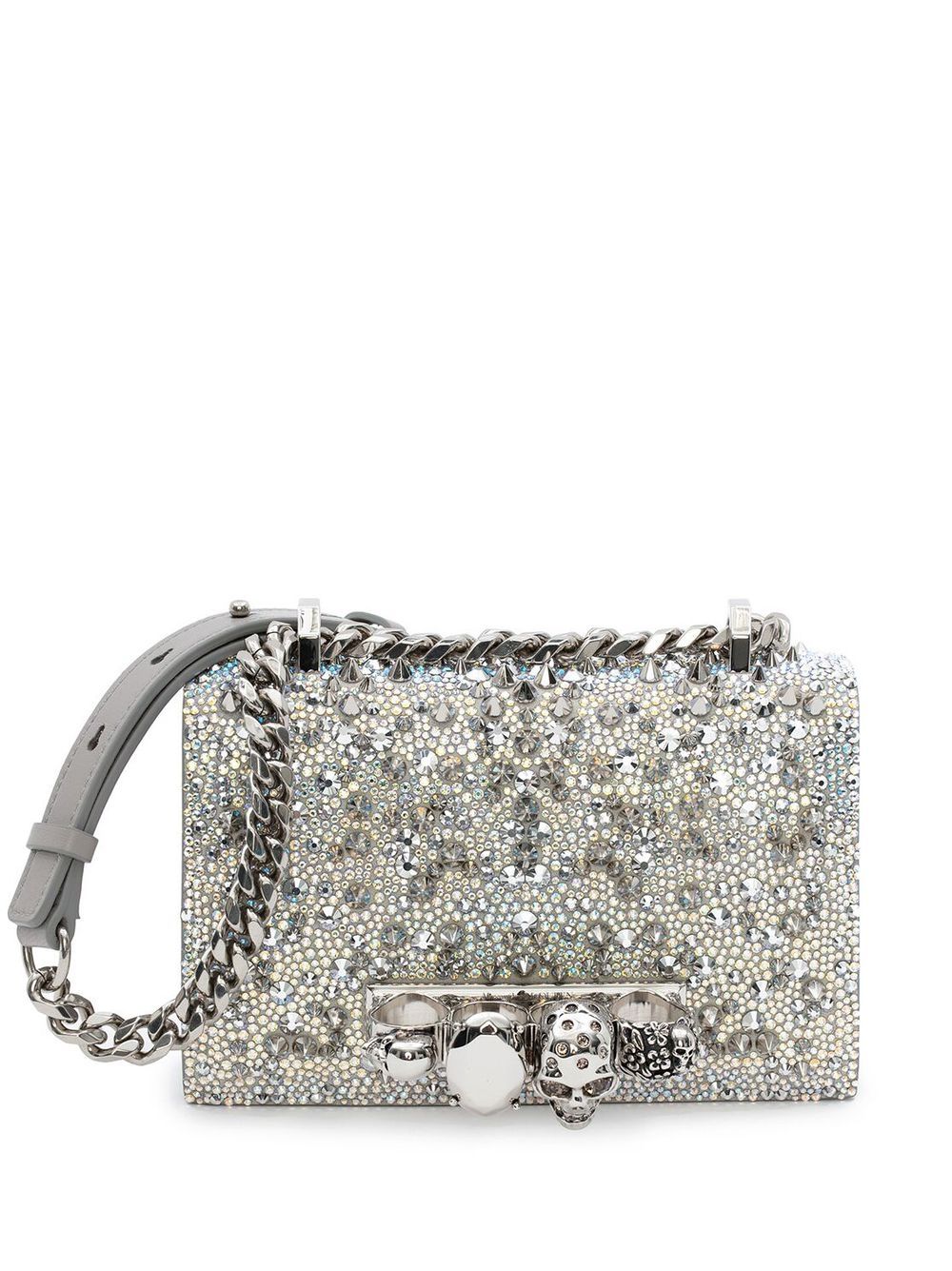 Alexander McQueen jewelled-mini bag