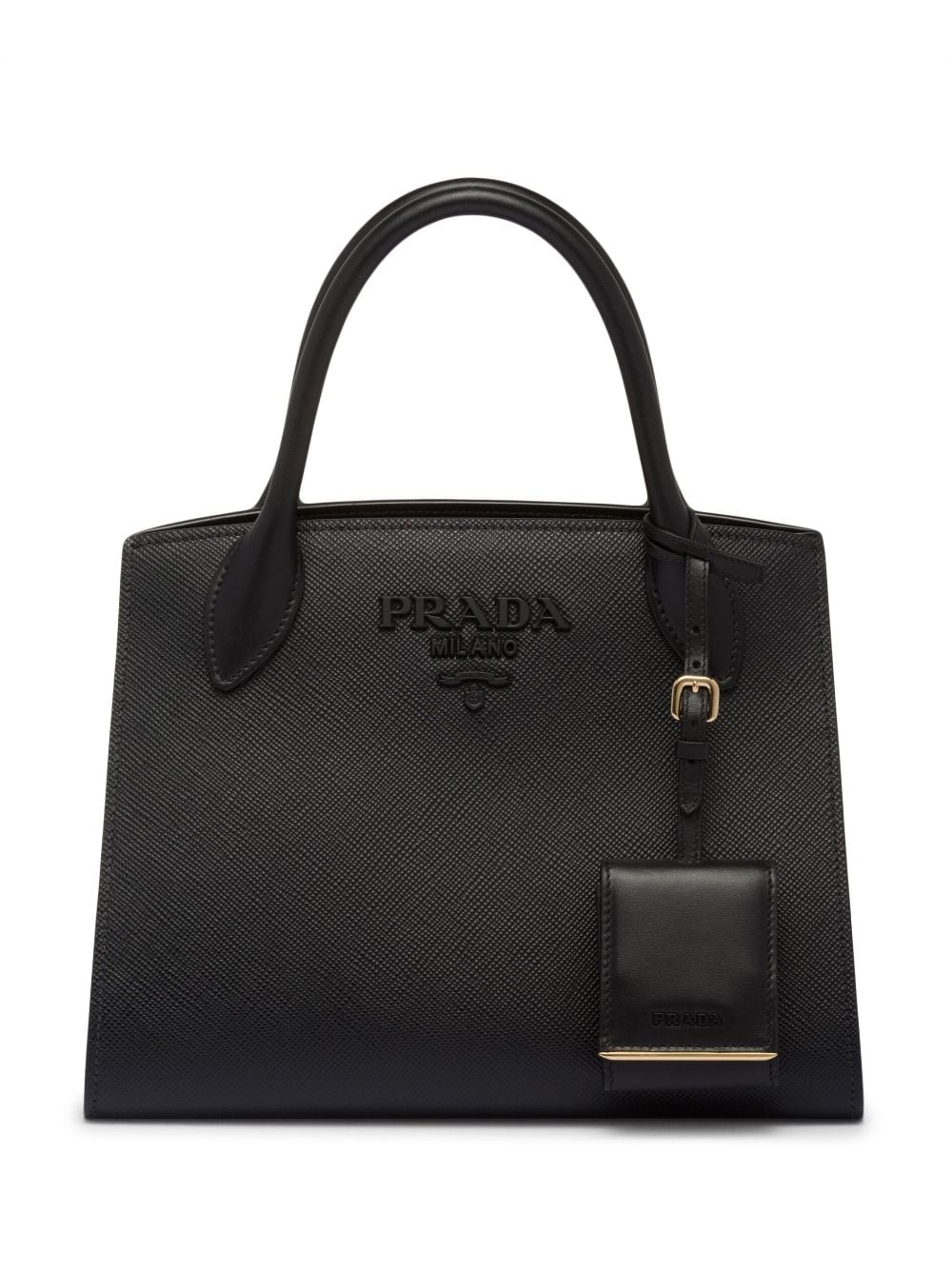 Pra*a saffiano leather bag