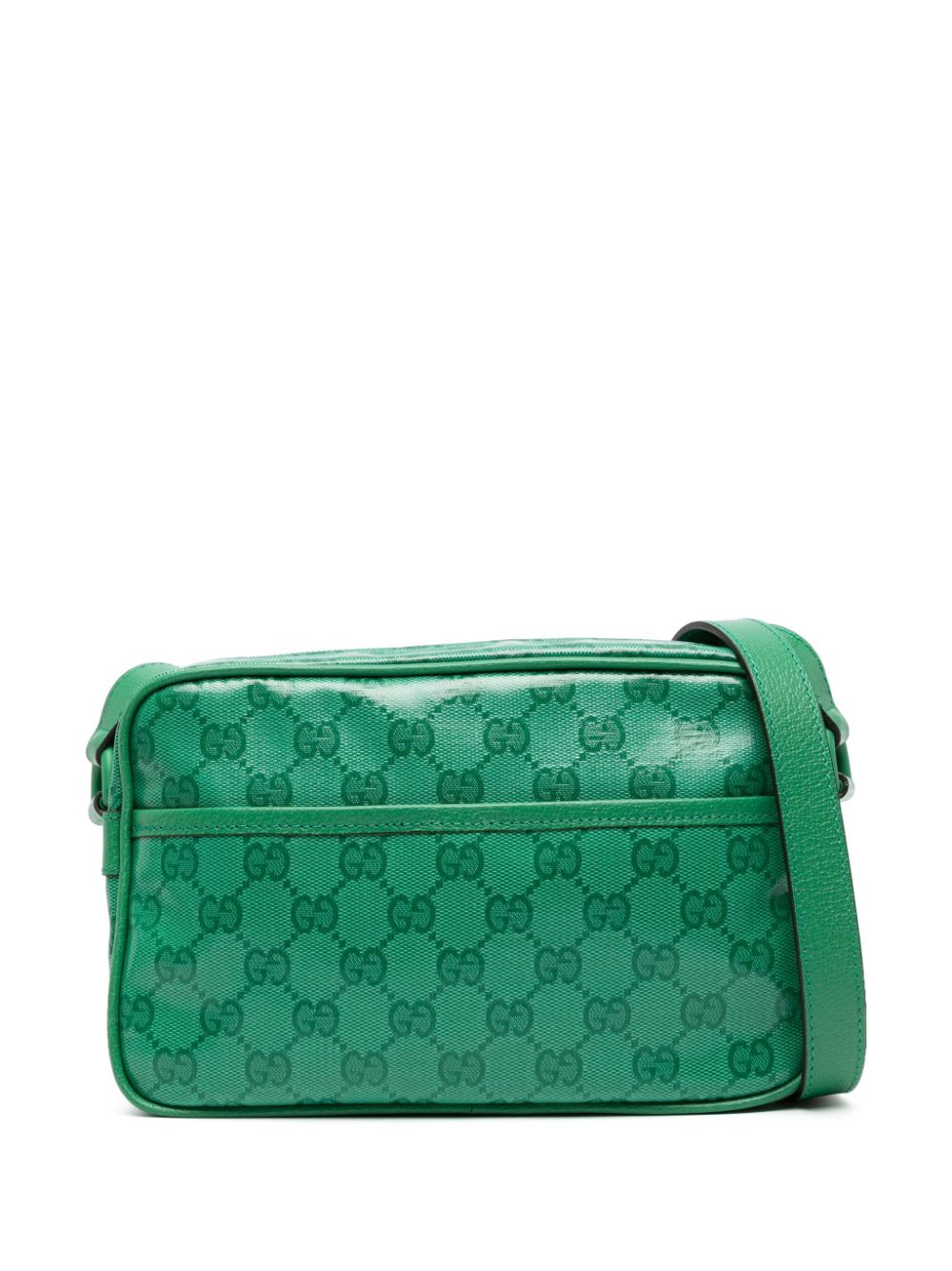 G*u*i interlocking g-logo leather shoulder bag