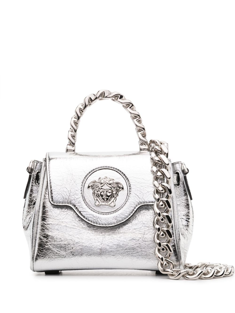 Versace small La Medusa Metallic tote bag