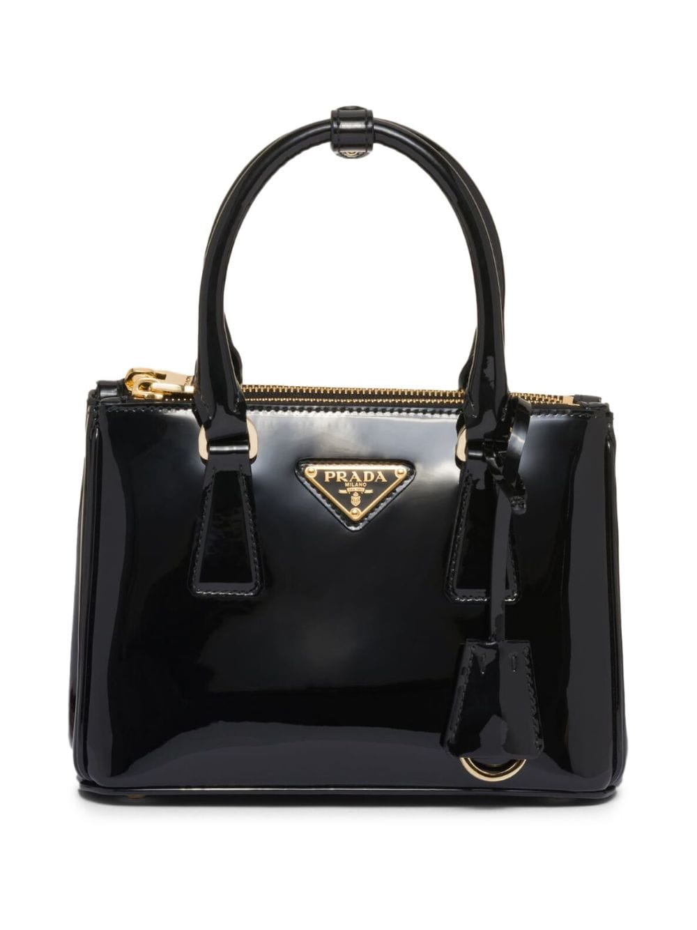 Pra*a galleria patent leather mini bag