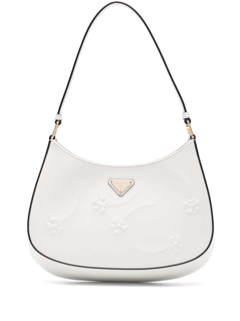 Pra*a cleo embossed-detail shoulder bag