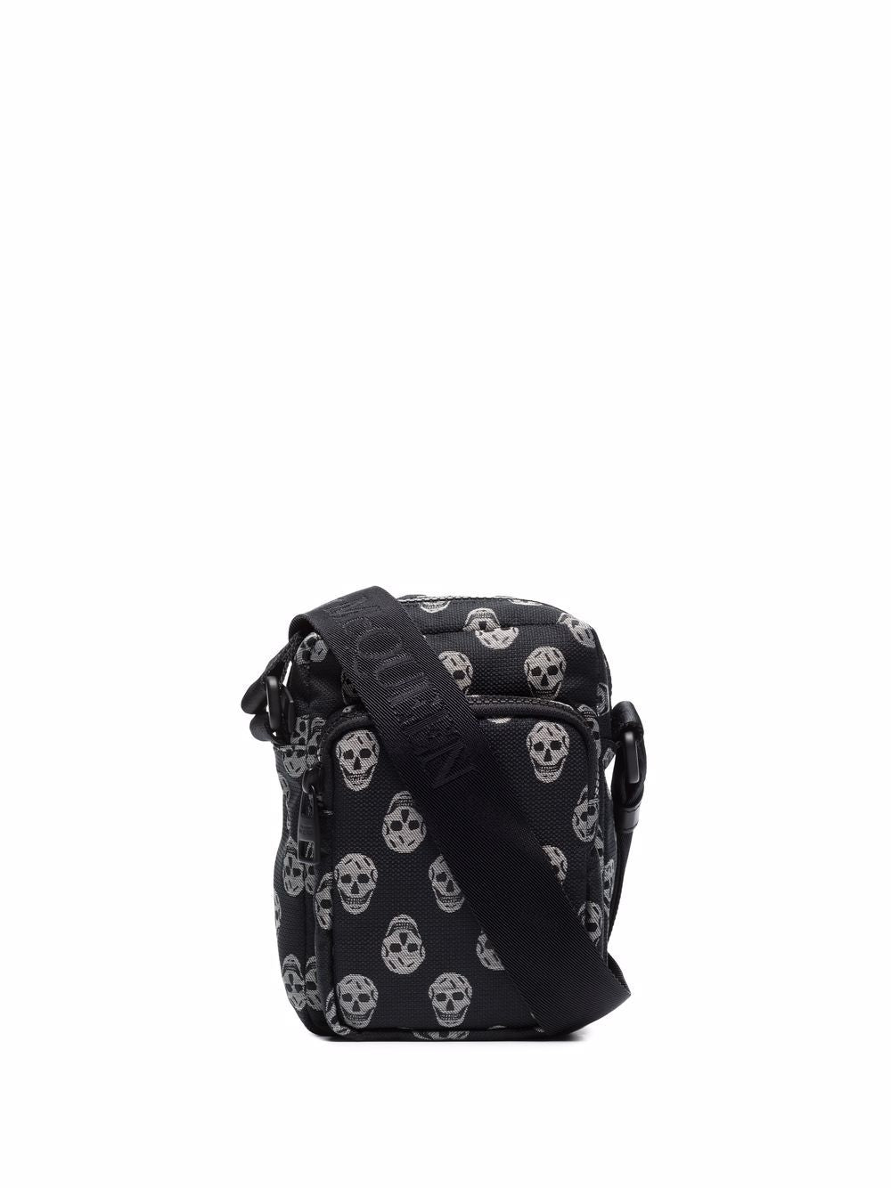 Alexander McQueen skull-print messenger bag