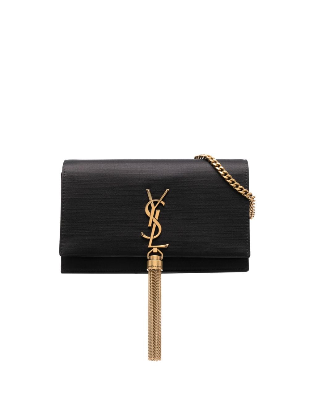 Saint Laurent Kate logo-plaque tassel bag