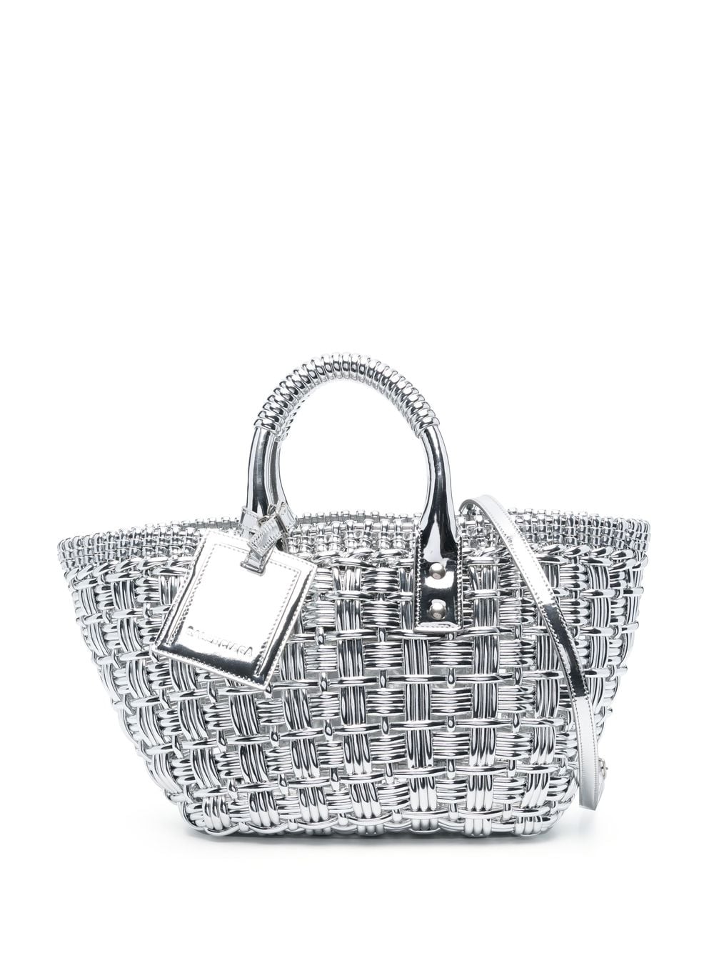 Ba*len*cia*ga bistro basket tote bag