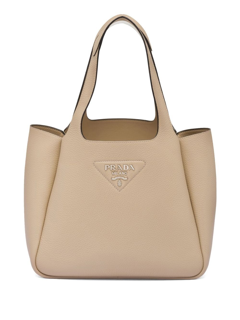 Pra*a logo plaque tote bag