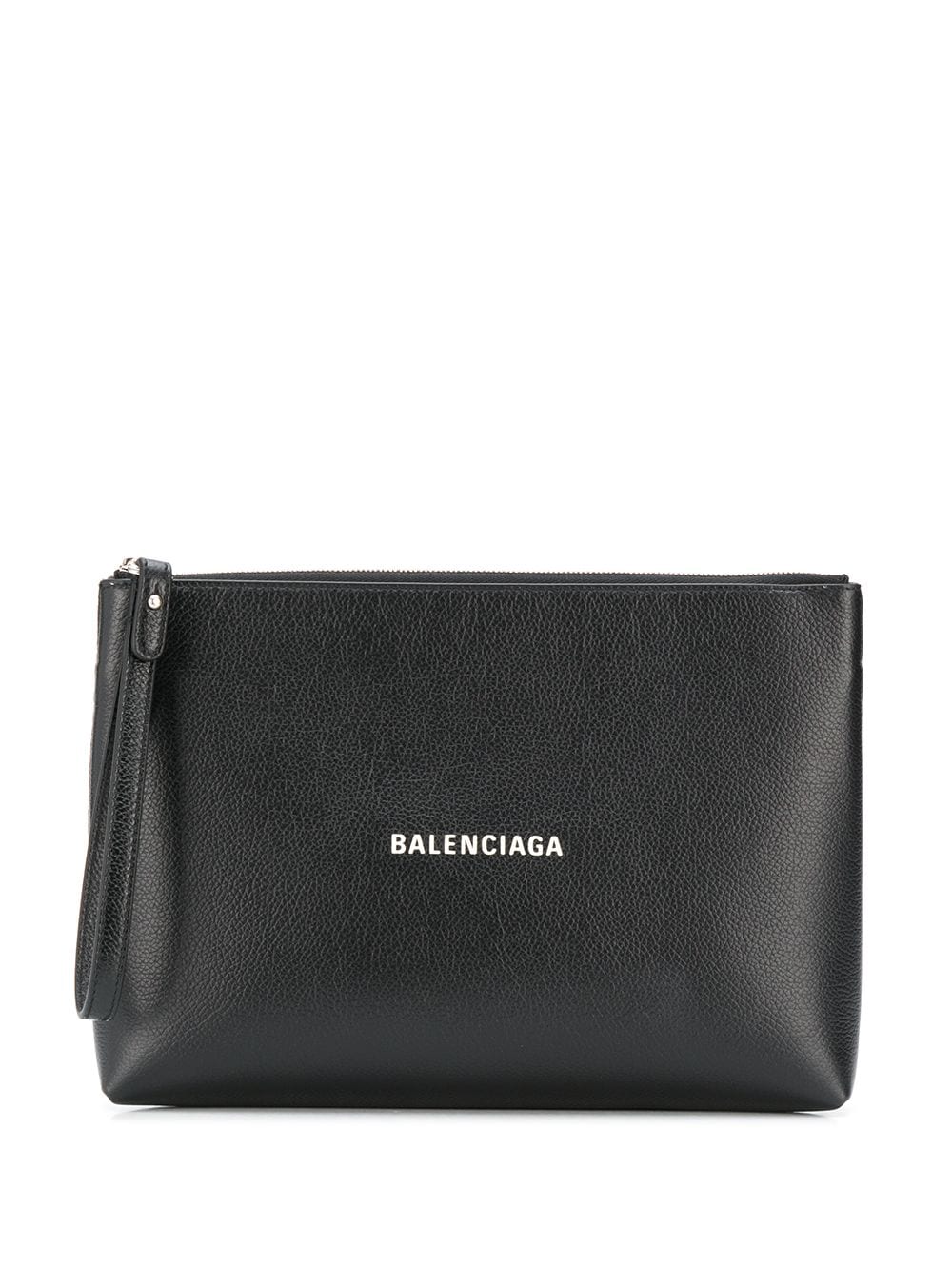 Ba*len*cia*ga cash gusset logo-print clutch